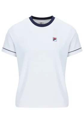 White Women's Tennis T-Shirt