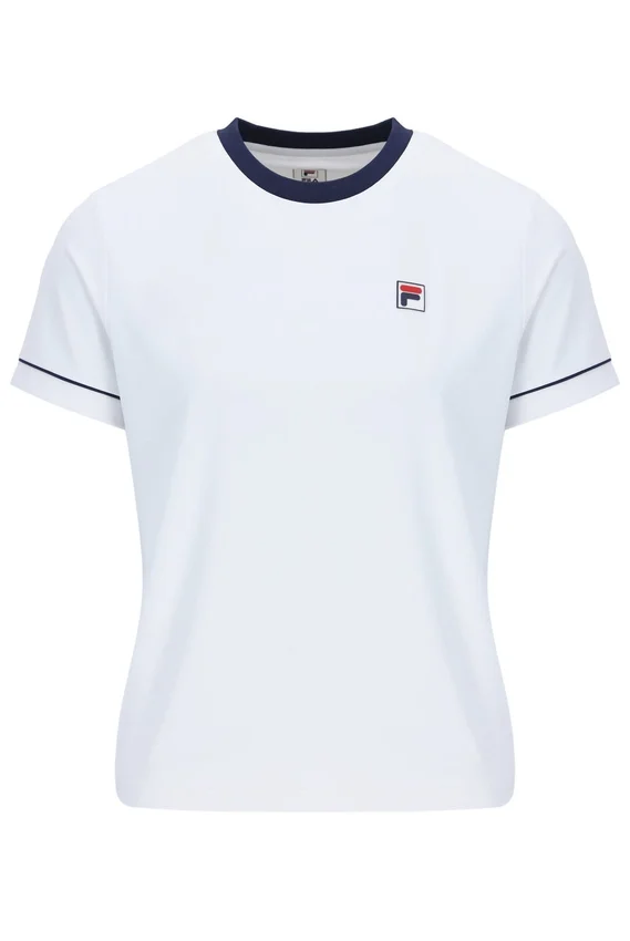 White Women's Tennis T-Shirt