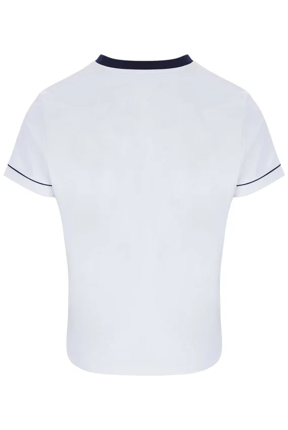 White Women's Tennis T-Shirt