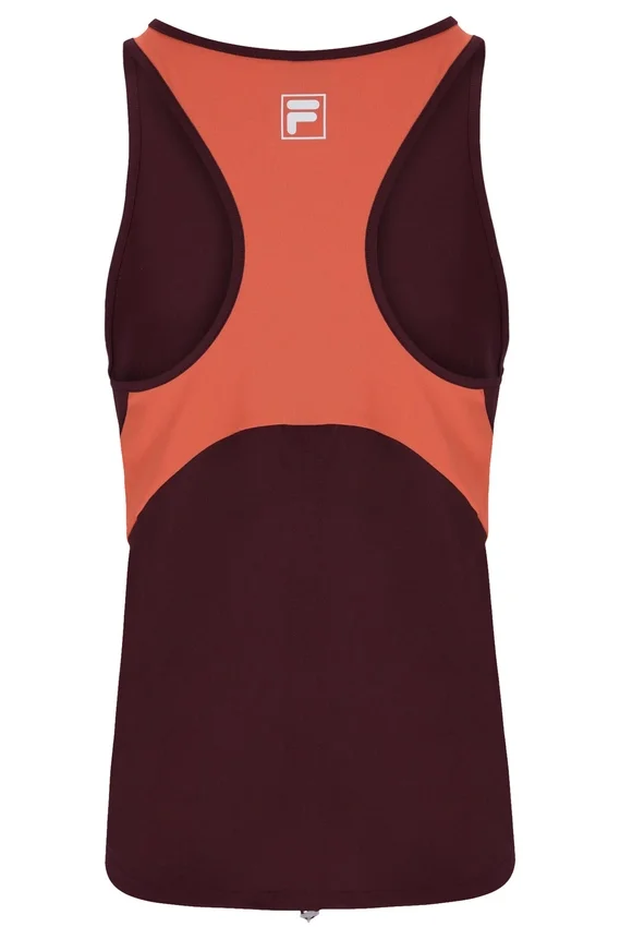 Wine Women’s Sleeveless Tennis Top