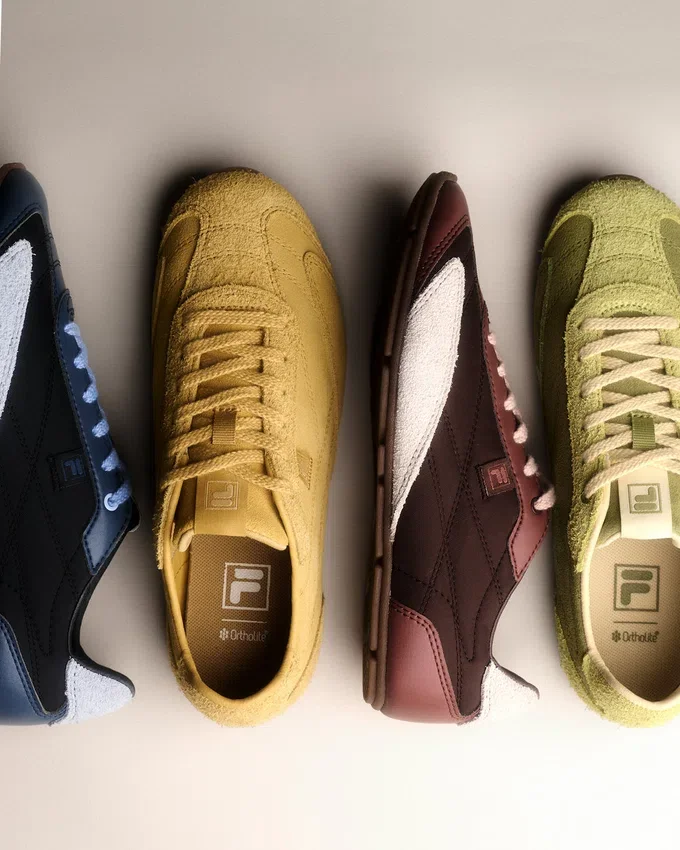 Women's Yellow Suede Ritmo Trainer