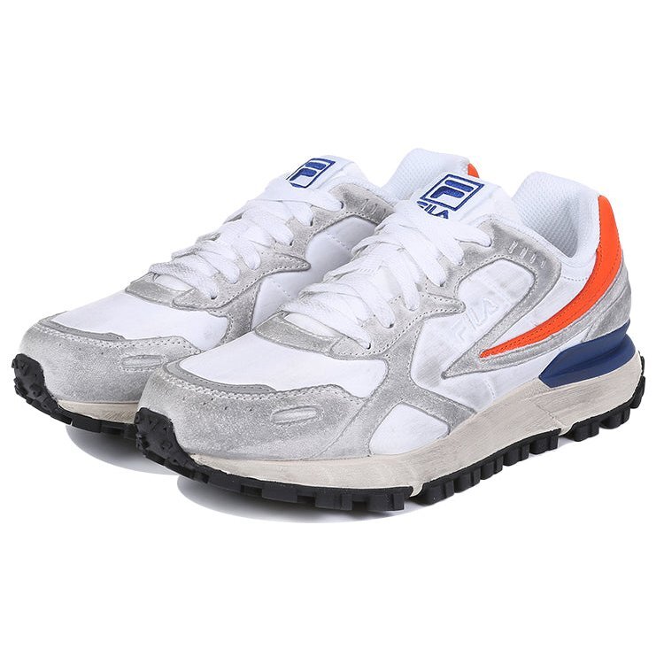 Zagato Washing Low Top Running Shoes Grey/Orange/Blue